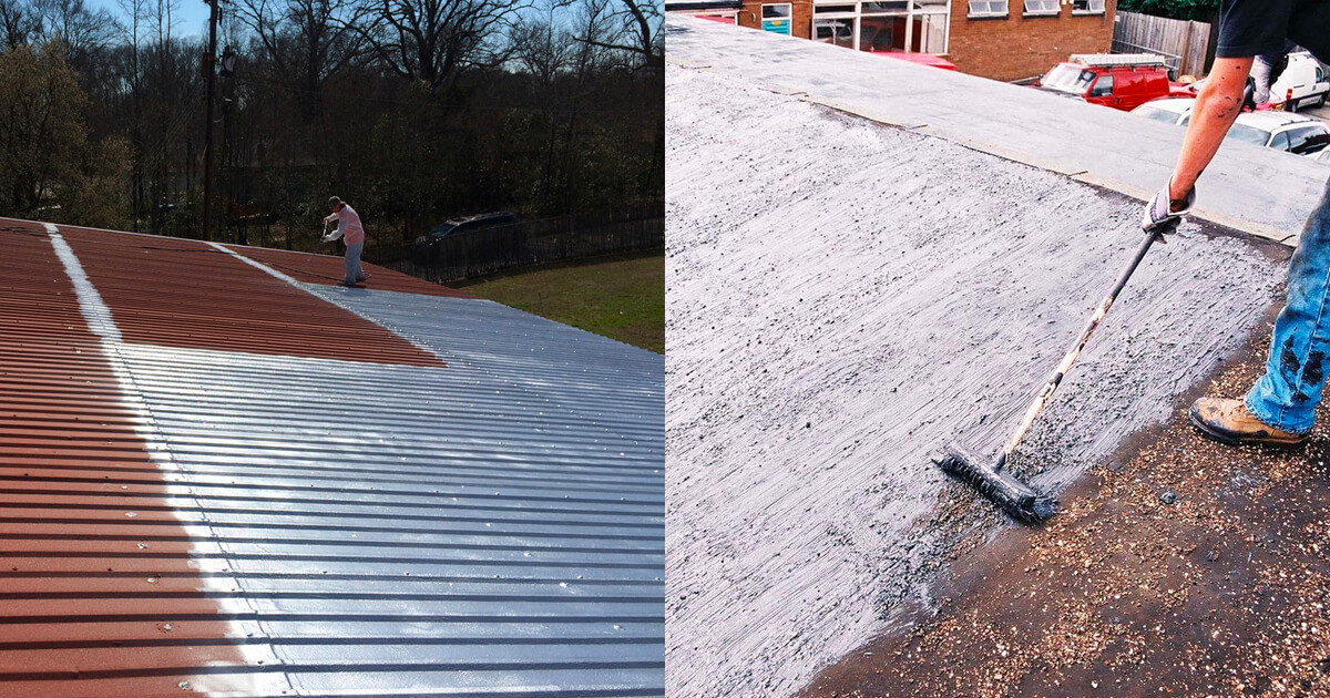 solar reflective roof coating