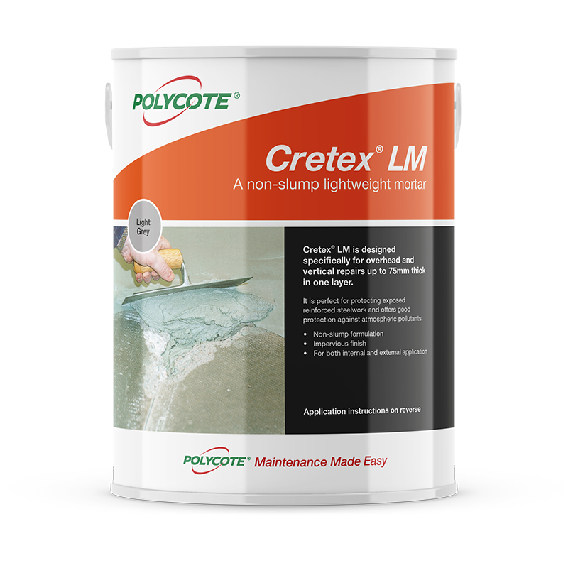 cretex non-slump lightweight mortar