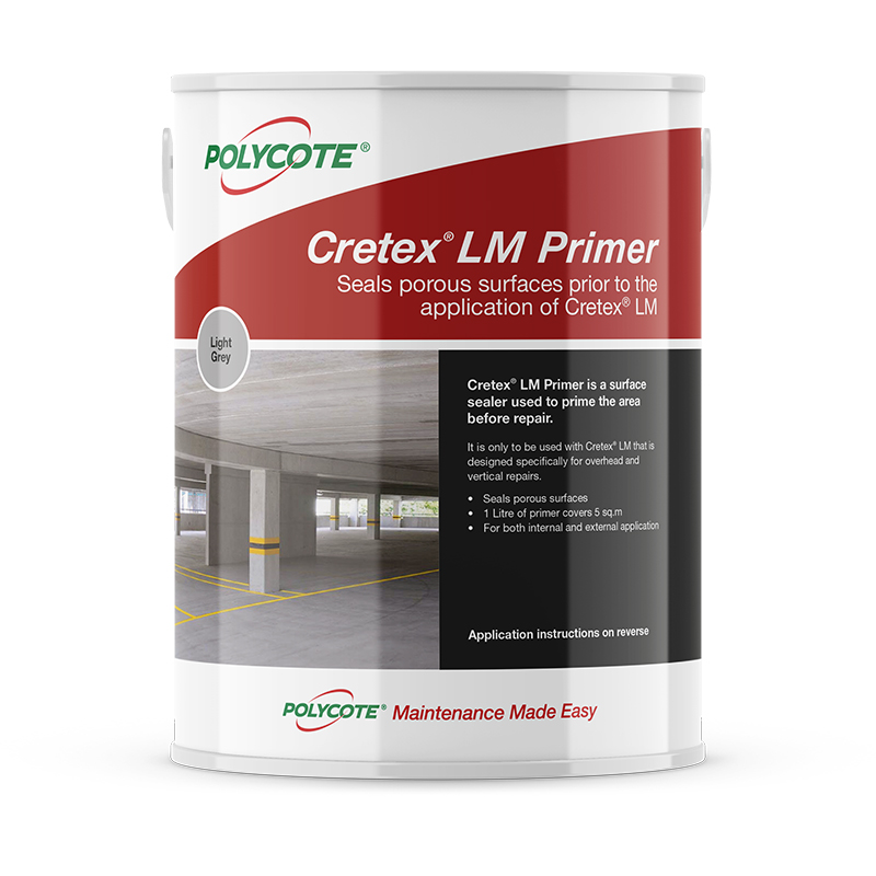 Bucket of cretex lm primer