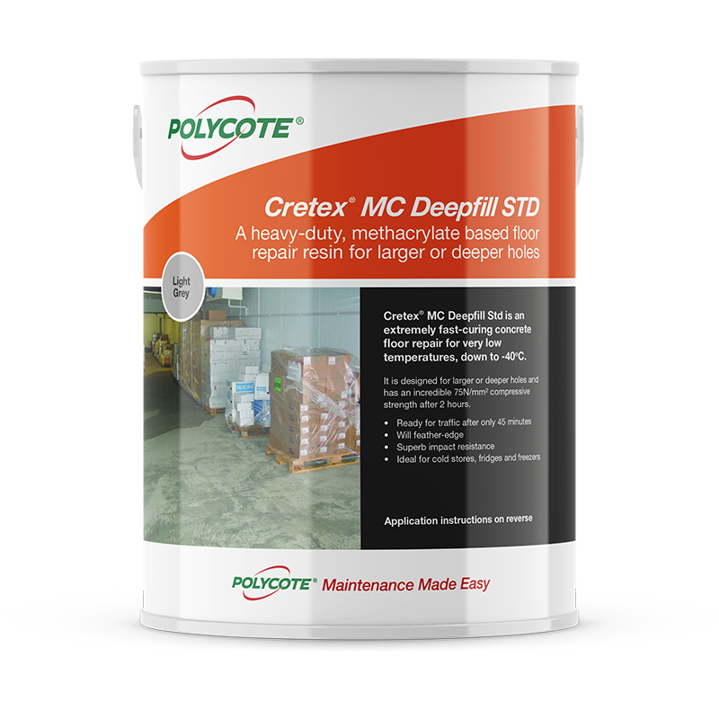 heavy duty floor repair resin for larger or deeper holes