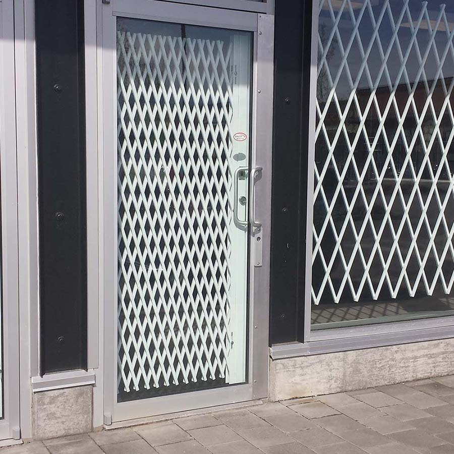 Security grill from outside