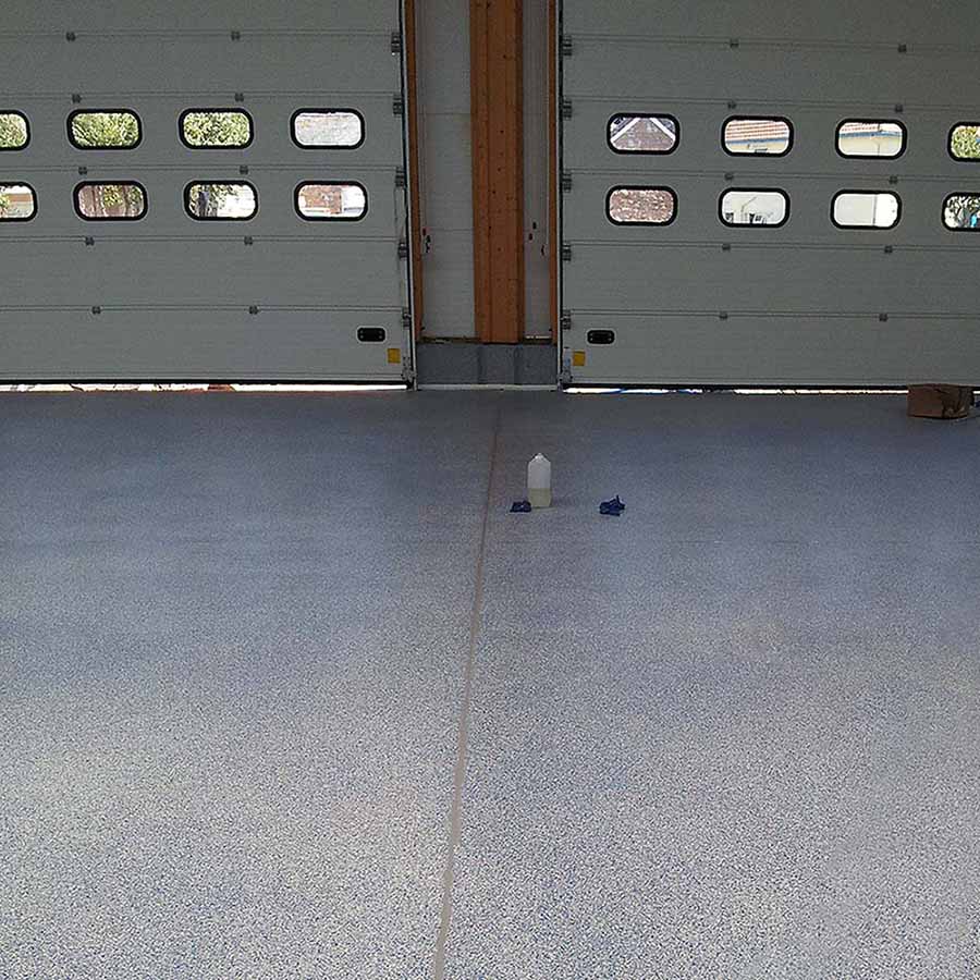 warehouse with closed doors