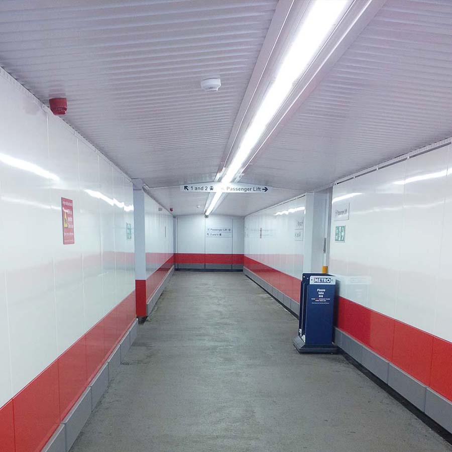 Wall Cladding and Panelling For Underground Station