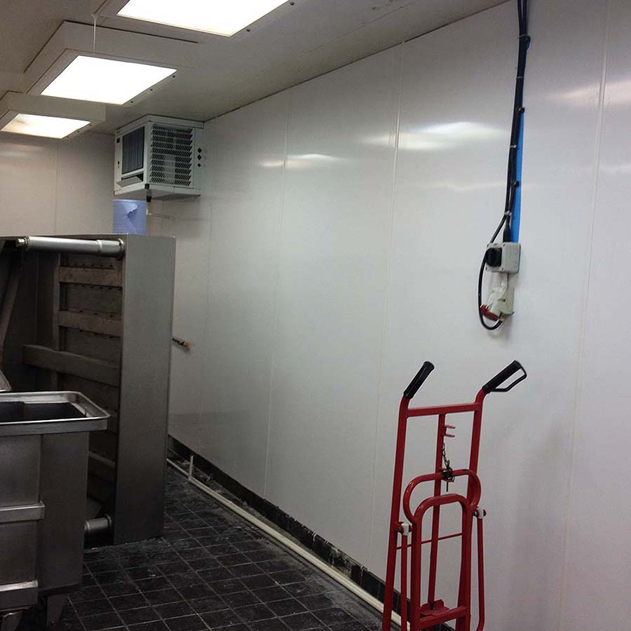 GRP Hygienic Wall Cladding Installed