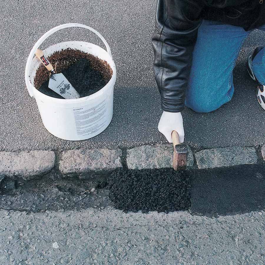Instantex curb and concrete road repair