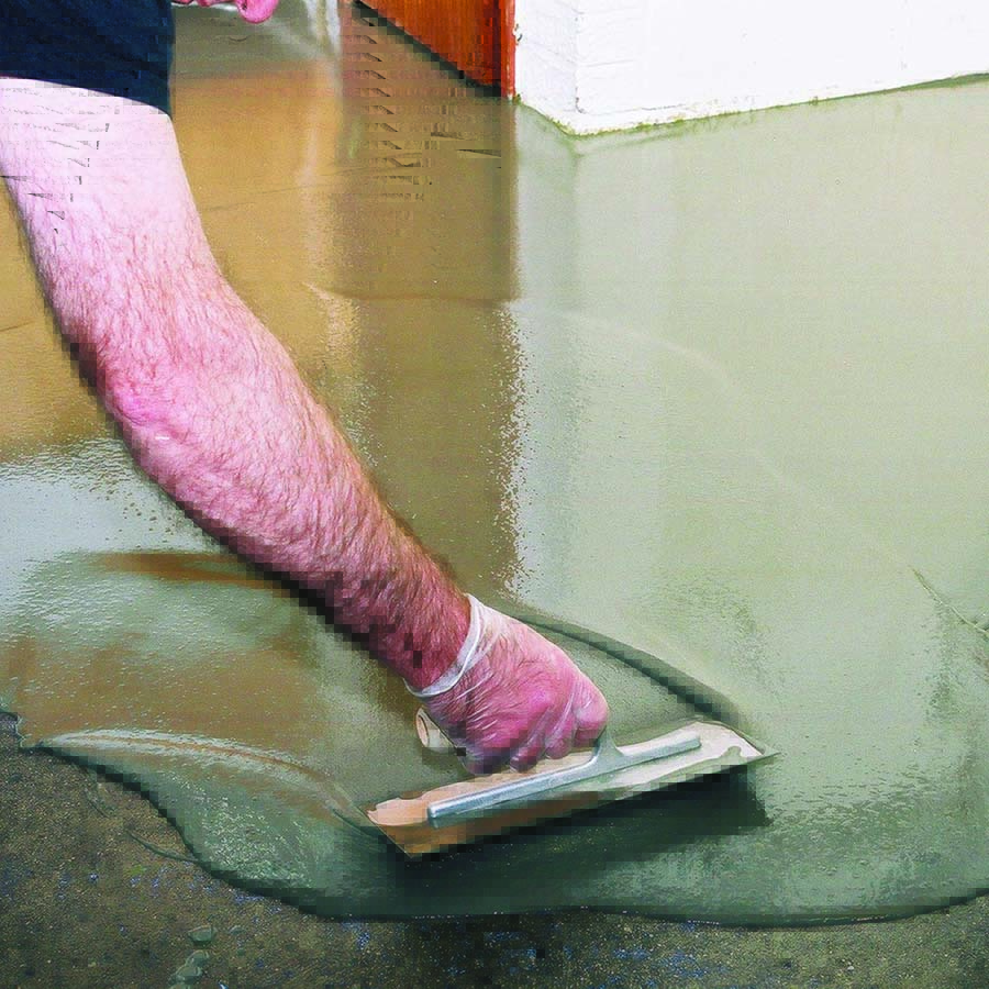 10 inch trowel in use