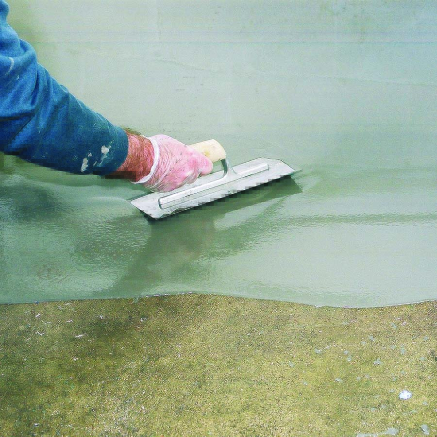 10 inch trowel in use