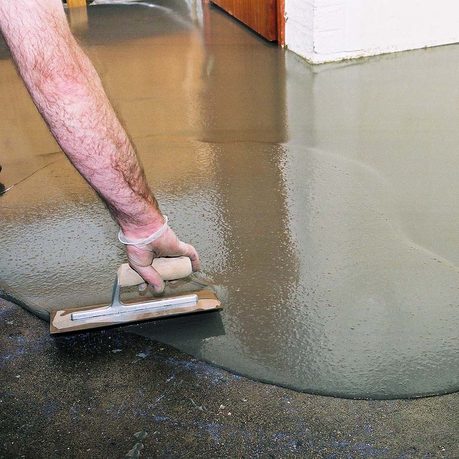 10 inch trowel in use