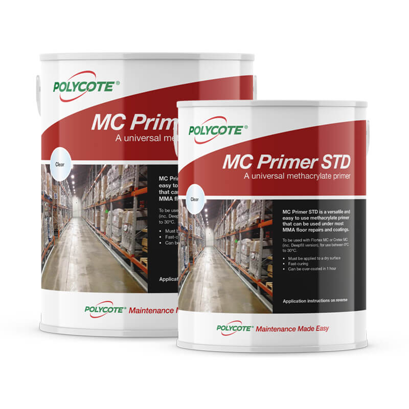Tins of methacrylate primer