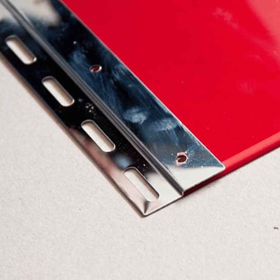 PVC Strip Curtain Stainless Steel Plate Set - Image 3
