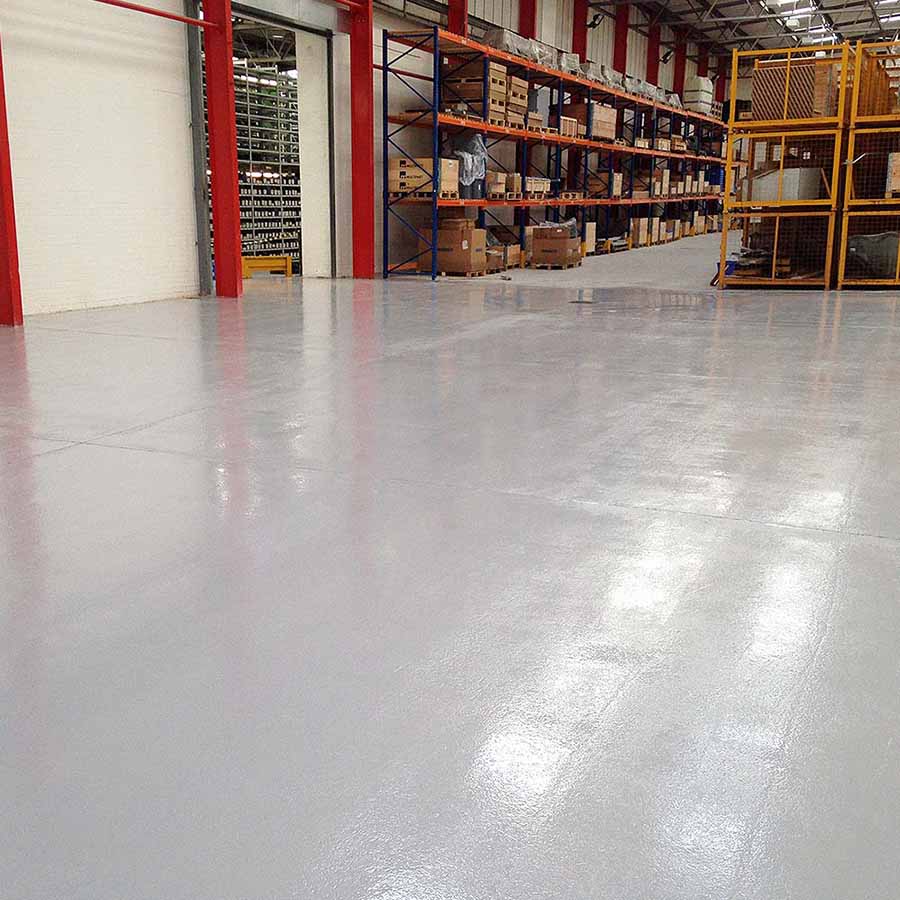 Concrete floor paint to protect and dust proof the surface