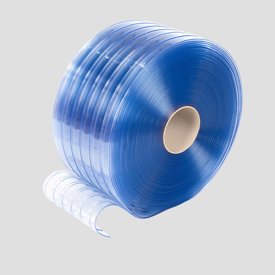 PVC Strip Curtain 50m Rolls - Ribbed - Image 9