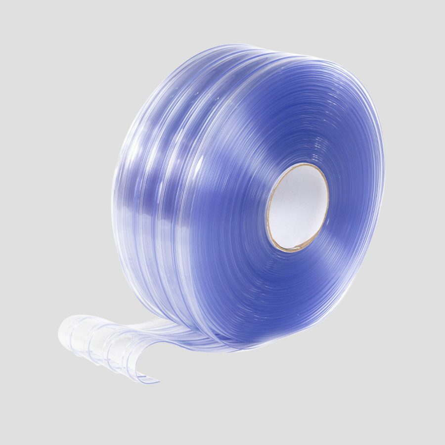PVC Strip Curtain 50m Rolls - Ribbed - Image 8